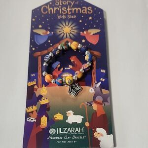 Jilzarah Kids Clay Bracelet with Christmas Theme